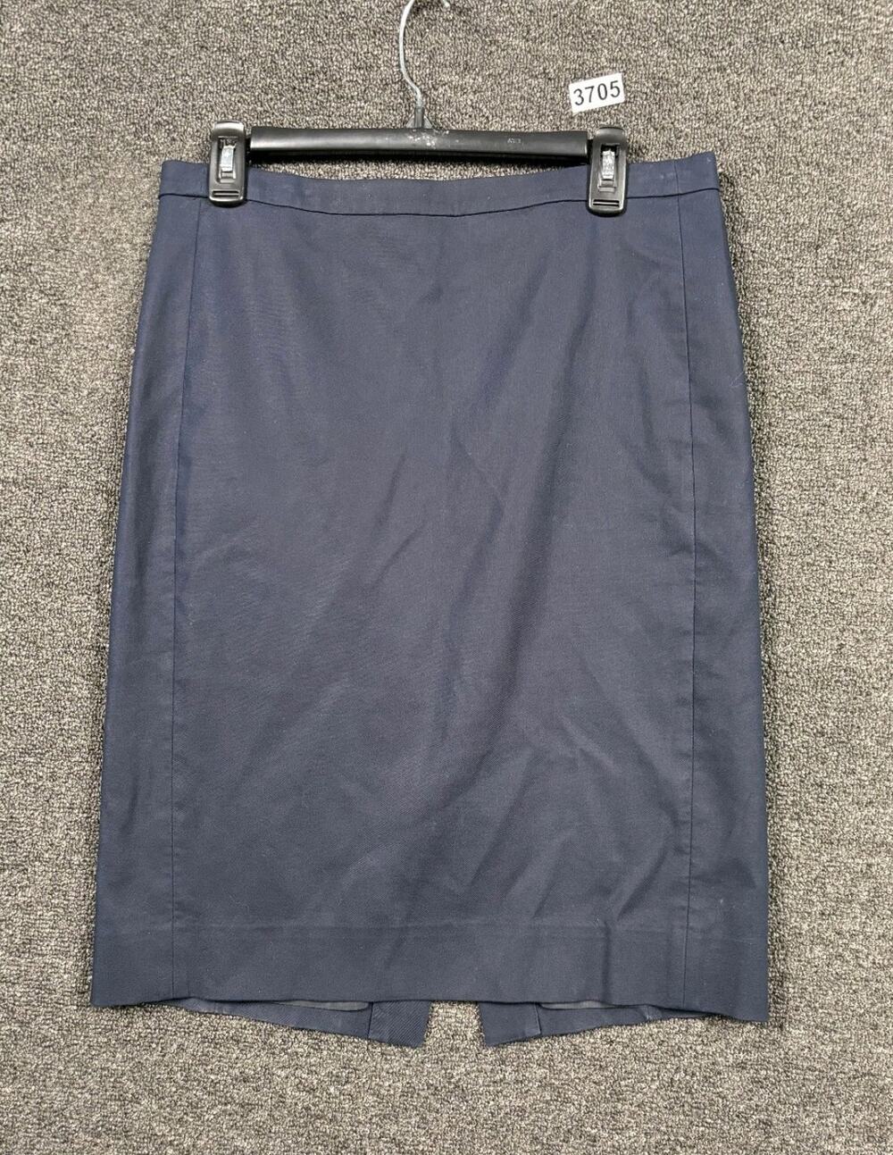 J Crew No. 2 Pencil Skirt Gray Womens Size 12 Style A2080 Career Oficce Back Zip